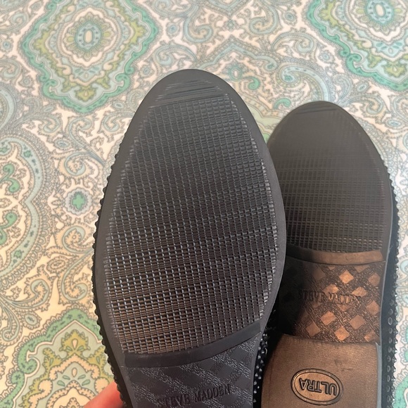 NEW IN BOX Steve Madden Men's Caviar Rhinestone Slipper Loafer size 7.5 - Picture 15 of 16